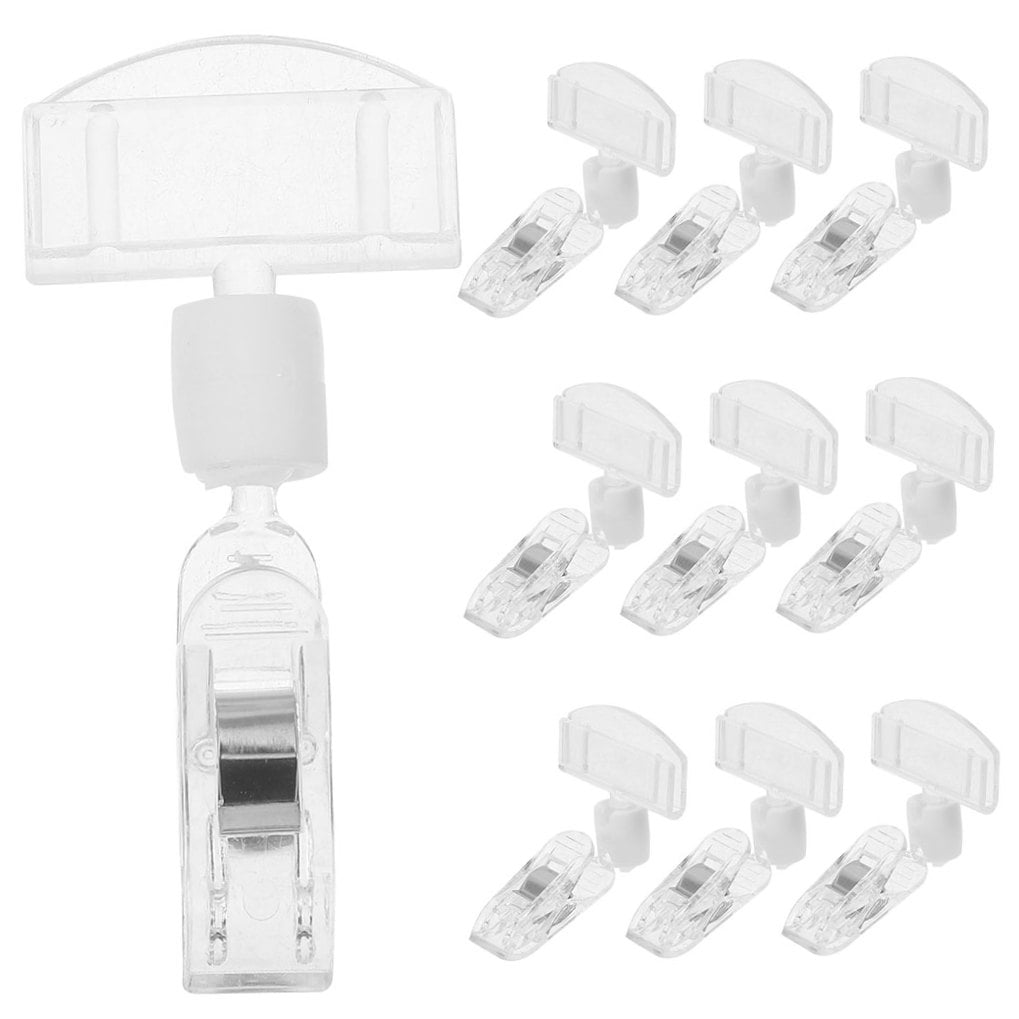 WHAMVOX 16 Pcs Name Tag Clips for Badges Holder with Display Transparent - Image 5