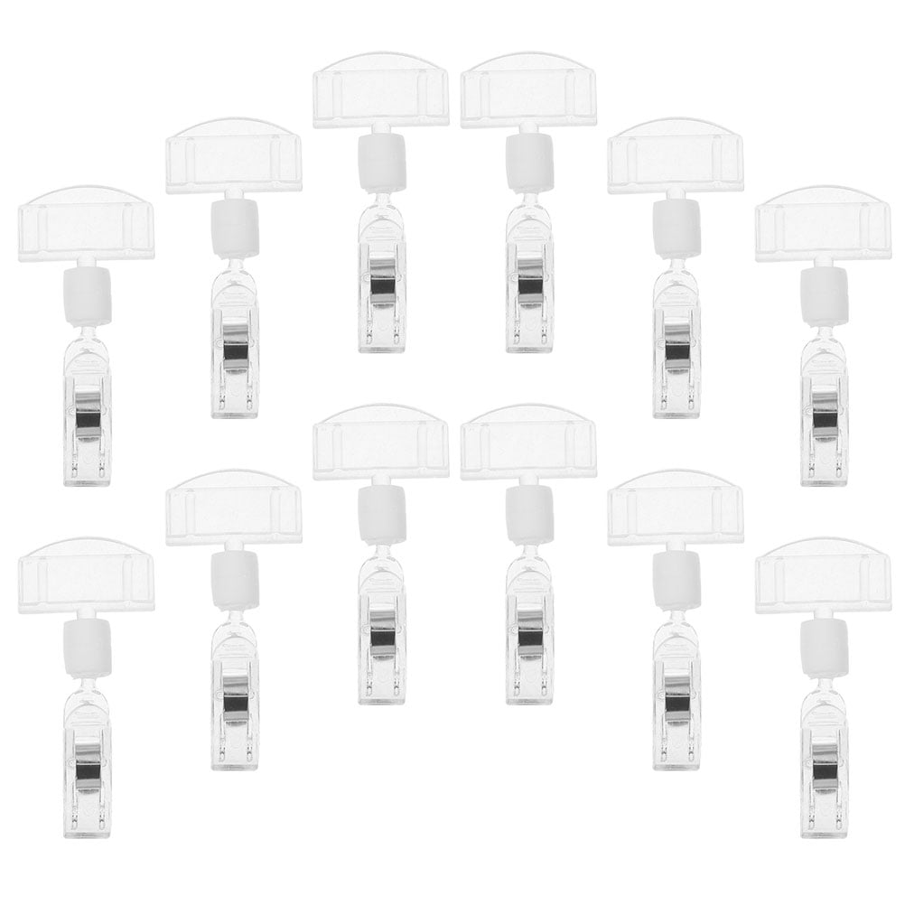 WHAMVOX 16 Pcs Name Tag Clips for Badges Holder with Display Transparent - Image 7
