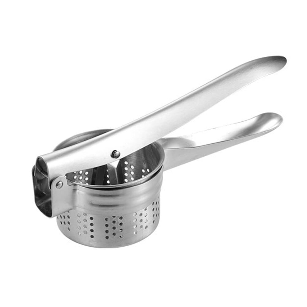 WHAMVOX Simple Fruit Juicer Orange Squeezer Hand Press Cold Stainless Silver - Image 1