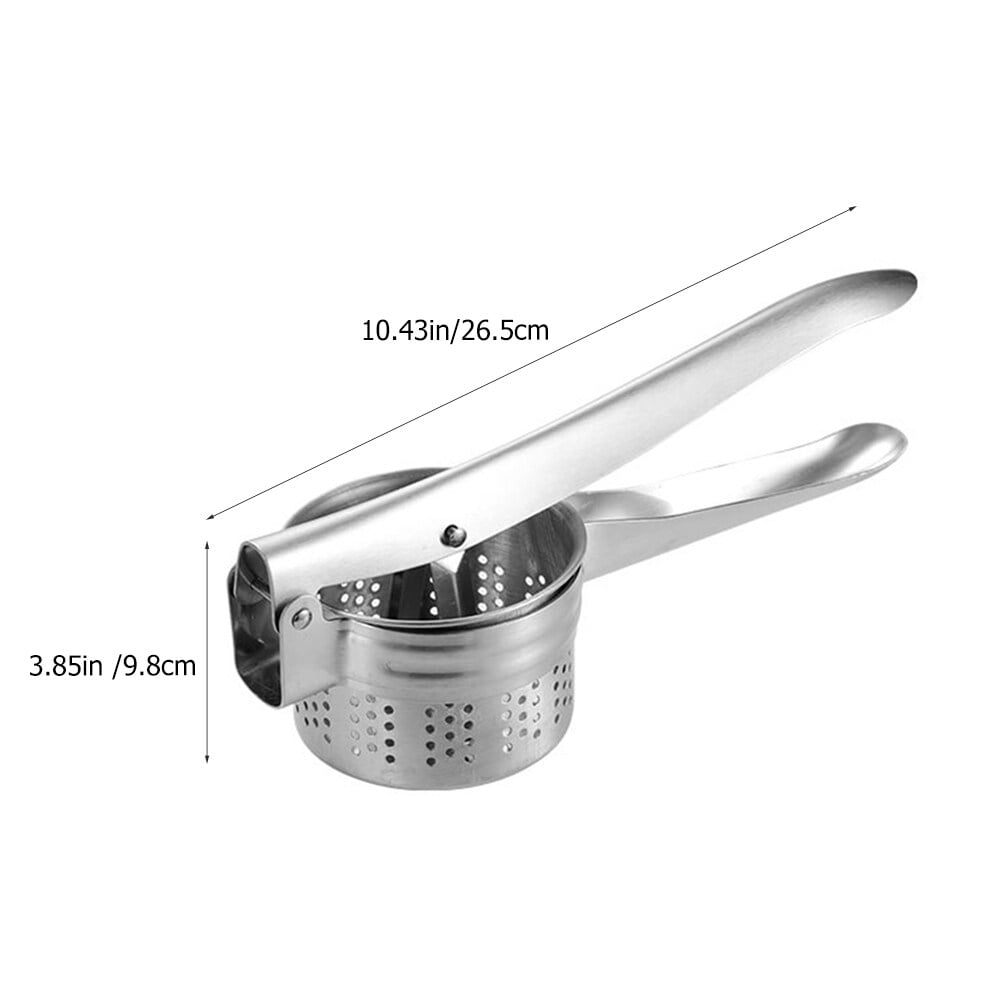 WHAMVOX Simple Fruit Juicer Orange Squeezer Hand Press Cold Stainless Silver - Image 2
