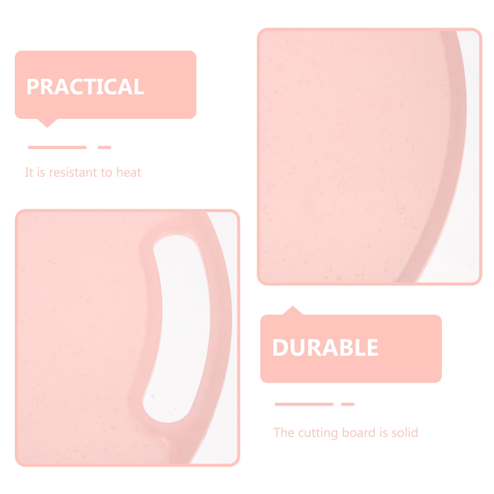 WHAMVOX Portable Round Cutting Board Odor- Cutting Mat for Food Prep and Cooking Use - Image 2