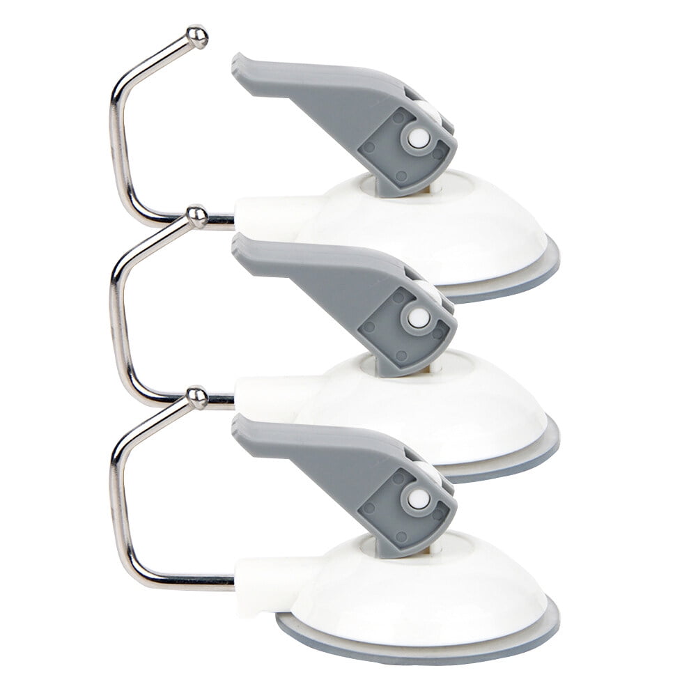 WHAMVOX 3 Pcs Suction Cup Hook Multi-purpose Heavy Duty Hanger - Image 1