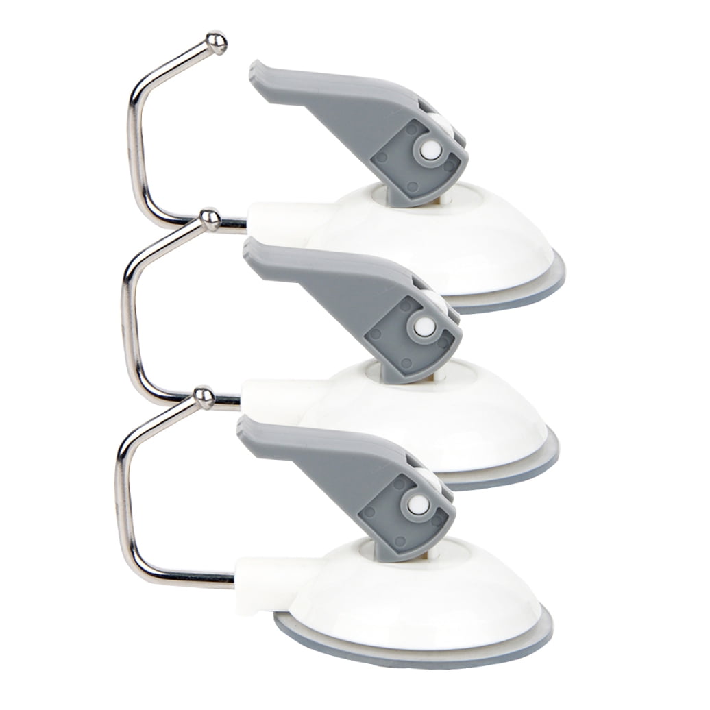 WHAMVOX 3 Pcs Suction Cup Hook Multi-purpose Heavy Duty Hanger - Image 4