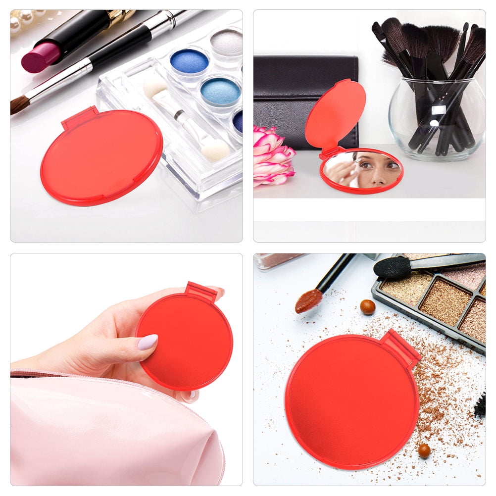 WHAMVOX 12 Pcs Mini Handheld Portable Makeup Mirror - Image 7