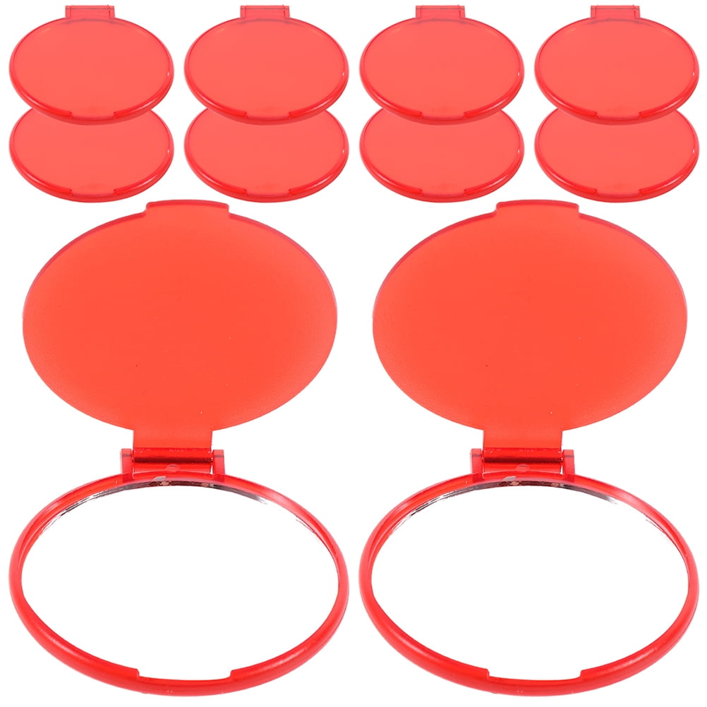 WHAMVOX 12 Pcs Mini Handheld Portable Makeup Mirror - Image 8