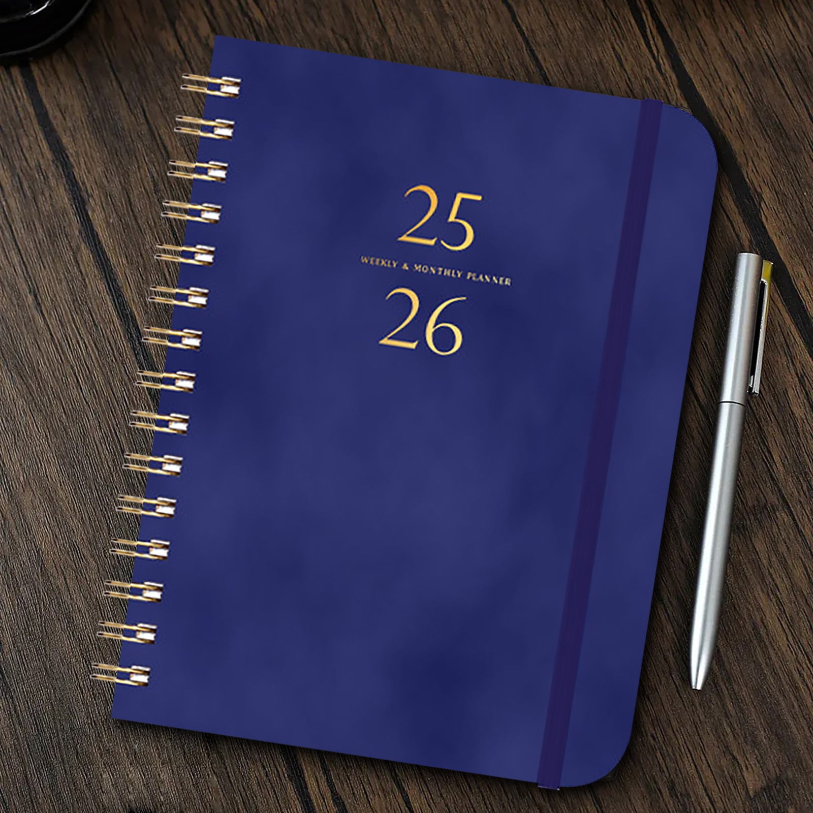 Darzheoy 2025-2026 Planner, Academic Planner 2025-2026 from July 2025, June 2026, Weekly & Monthly Planner Spiral Bound with 12 Monthly Tabs Dark Blue - Image 5