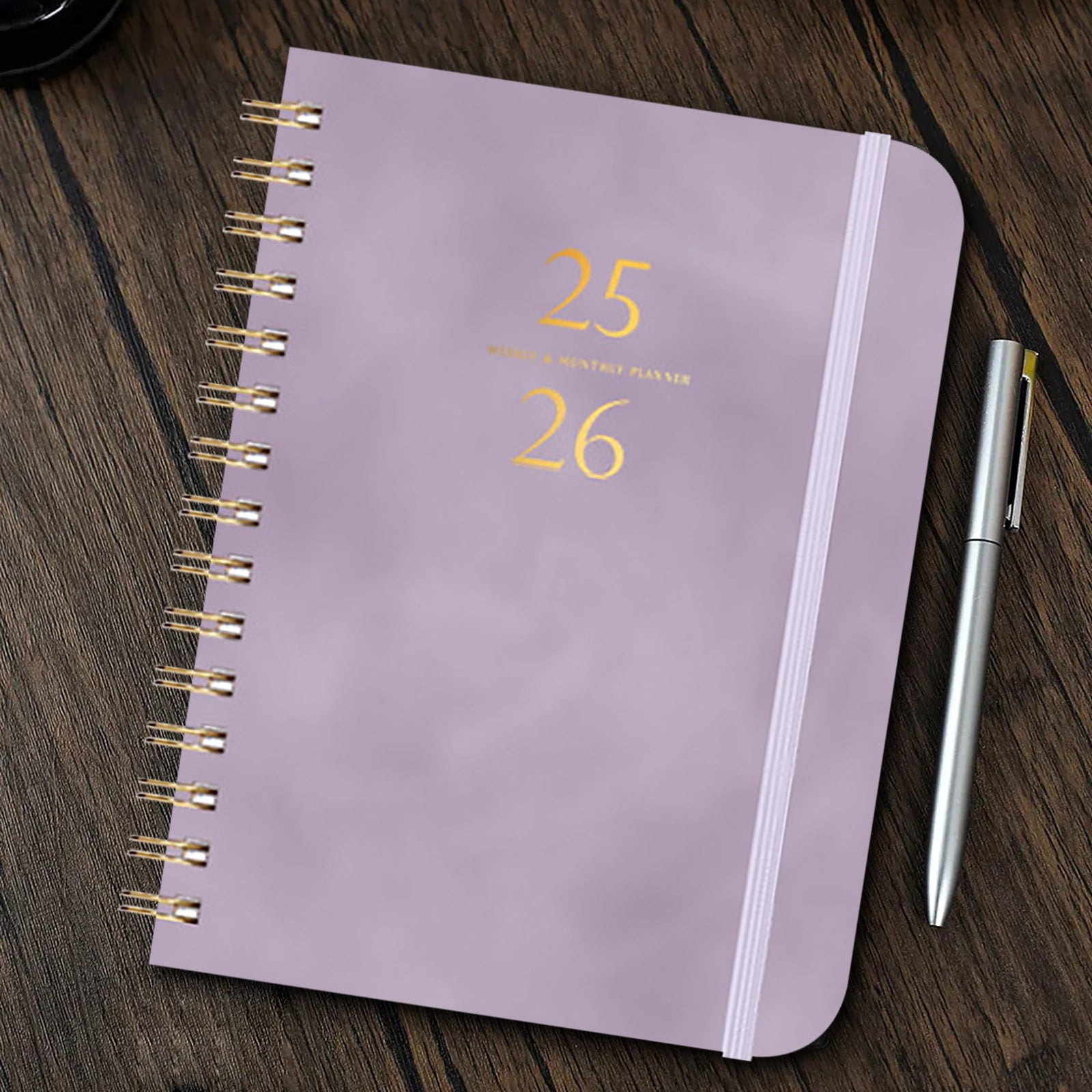 Darzheoy 2025-2026 Planner, Academic Planner 2025-2026 from July 2025, June 2026, Weekly & Monthly Planner Spiral Bound with 12 Monthly Tabs Purple - Image 5