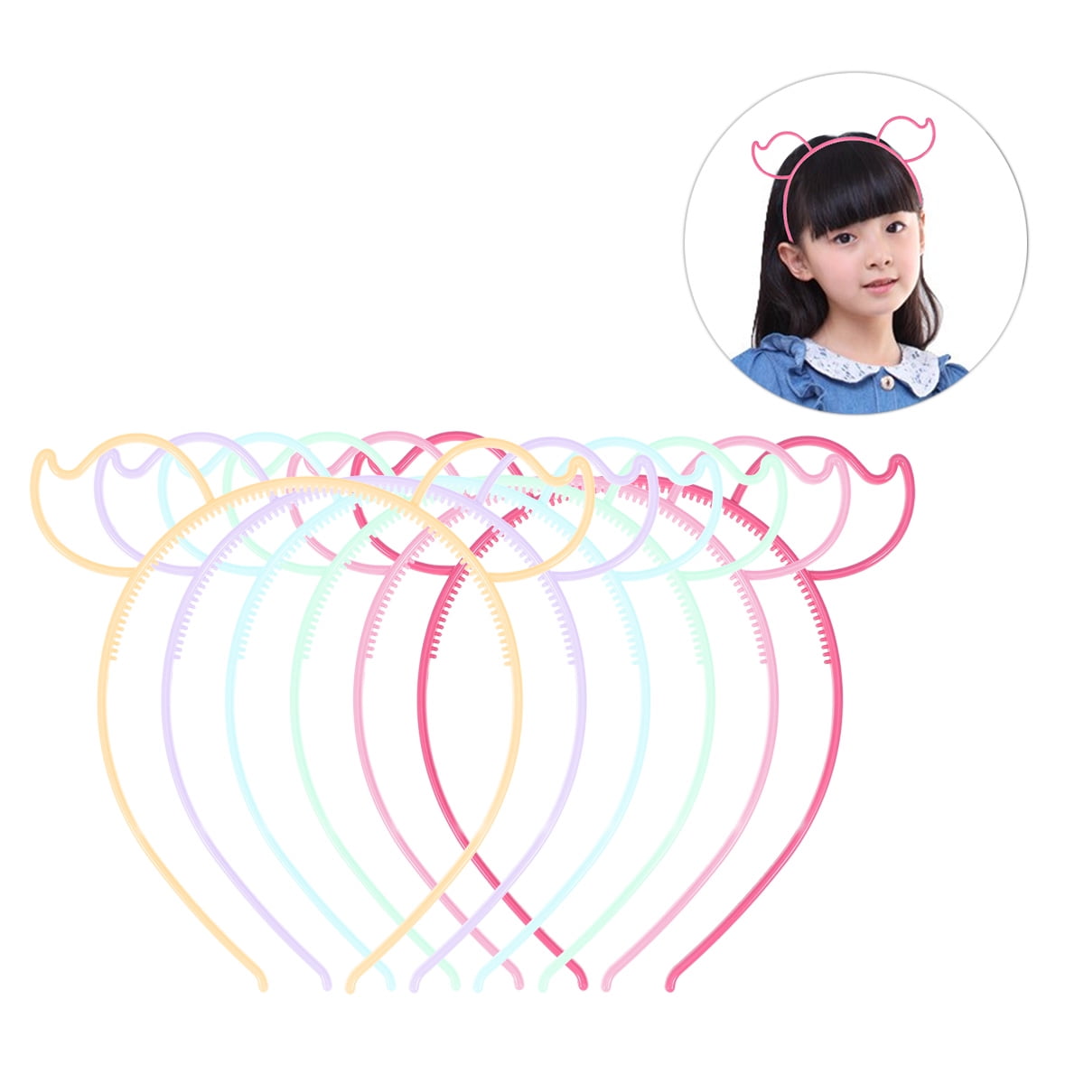 SKISUNO 12Pcs Animal Ears Headbands For Kids Photo Props And Dance Recital - Image 1