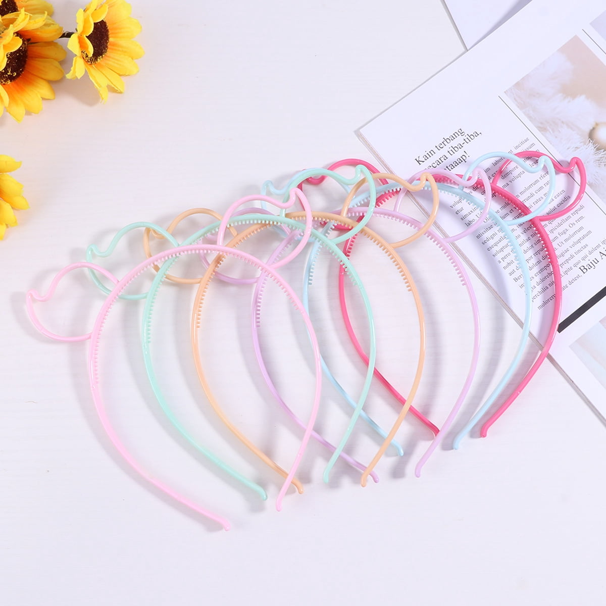 SKISUNO 12Pcs Animal Ears Headbands For Kids Photo Props And Dance Recital - Image 3