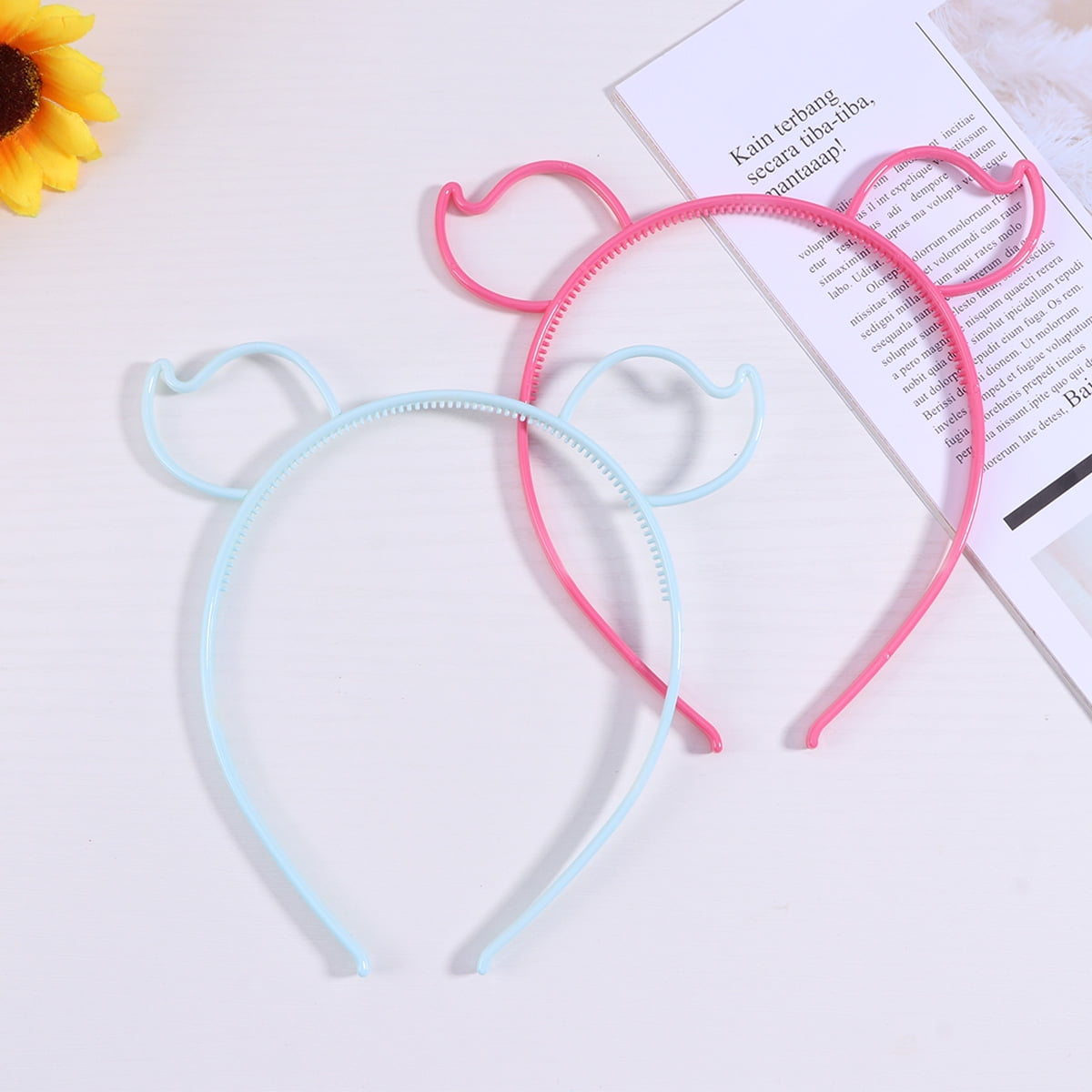 SKISUNO 12Pcs Animal Ears Headbands For Kids Photo Props And Dance Recital - Image 7