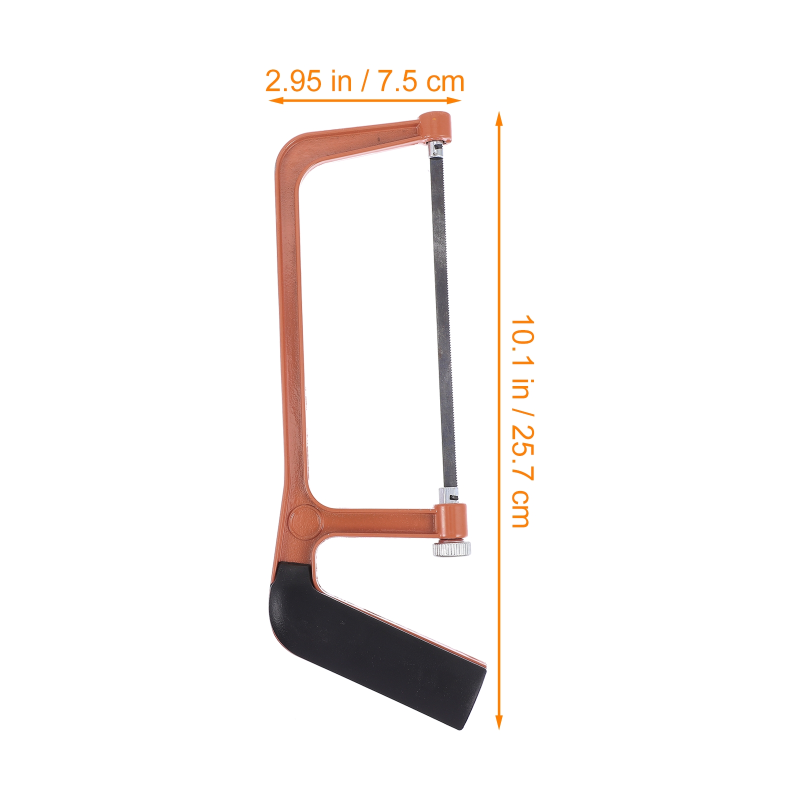 SKISUNO Orange Mini Hacksaw Set for Kids and Gardeners, Compact Hand Saw for Precise Cutting and Craft Projects - Image 2