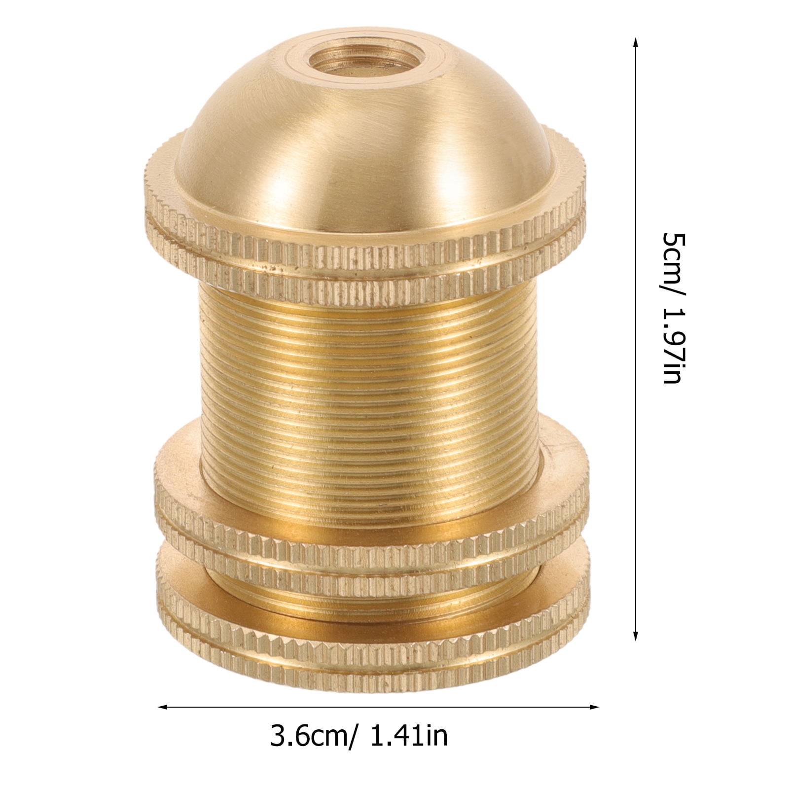 SKISUNO Replacement Lamp Socket 5x3.6in Copper for Floor Lamps 1Pcs - Image 2