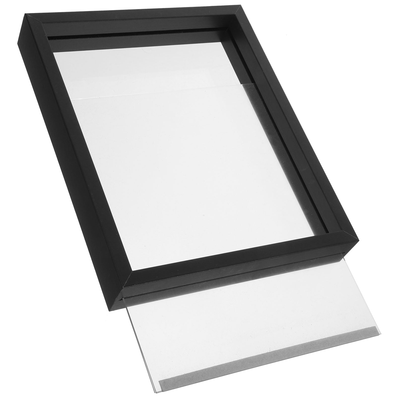 SKISUNO Double-Sided Glass Photo Frame 10.5x8.3in Clear Transparent Picture Frame Set of 1 - Image 1