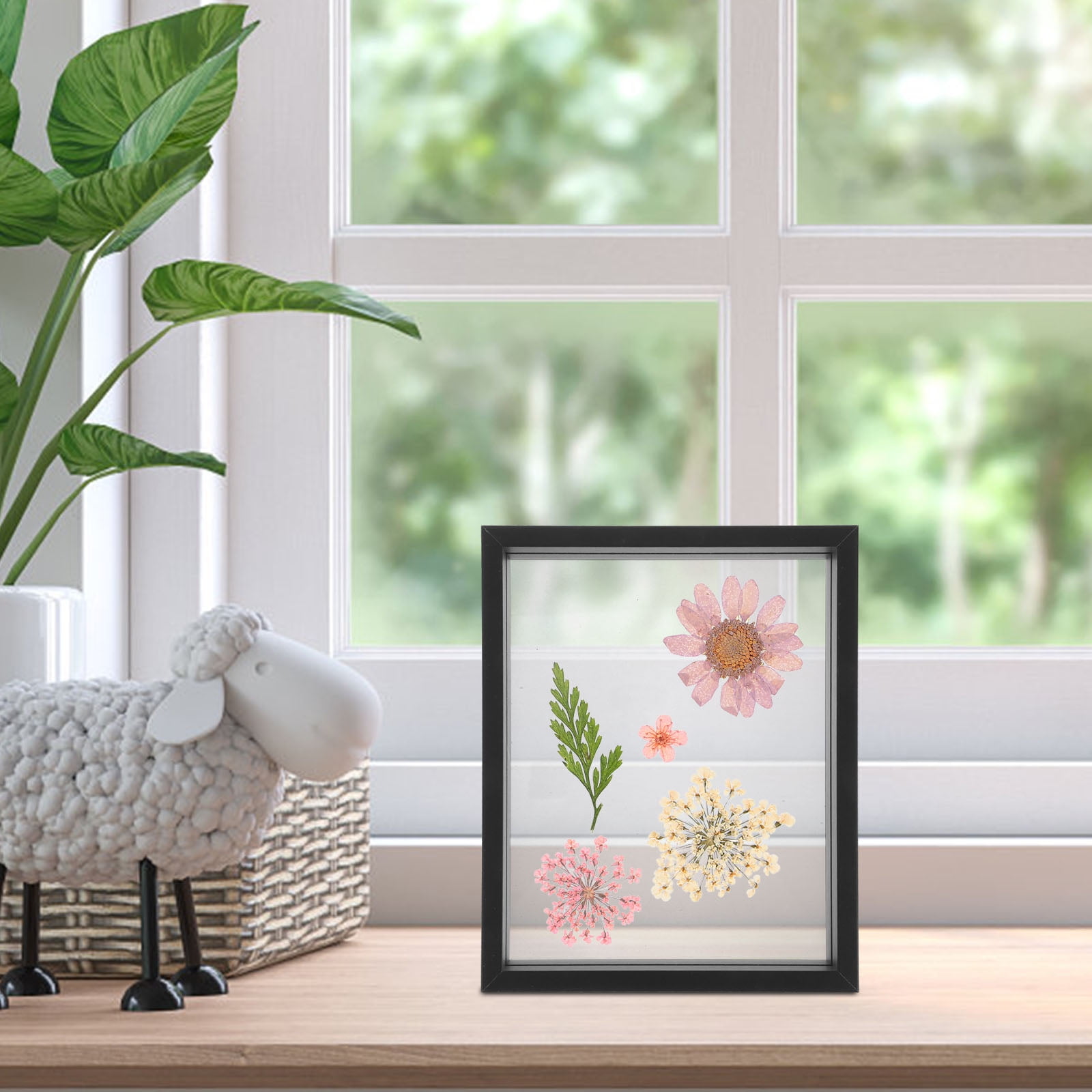 SKISUNO Double-Sided Glass Photo Frame 10.5x8.3in Clear Transparent Picture Frame Set of 1 - Image 6