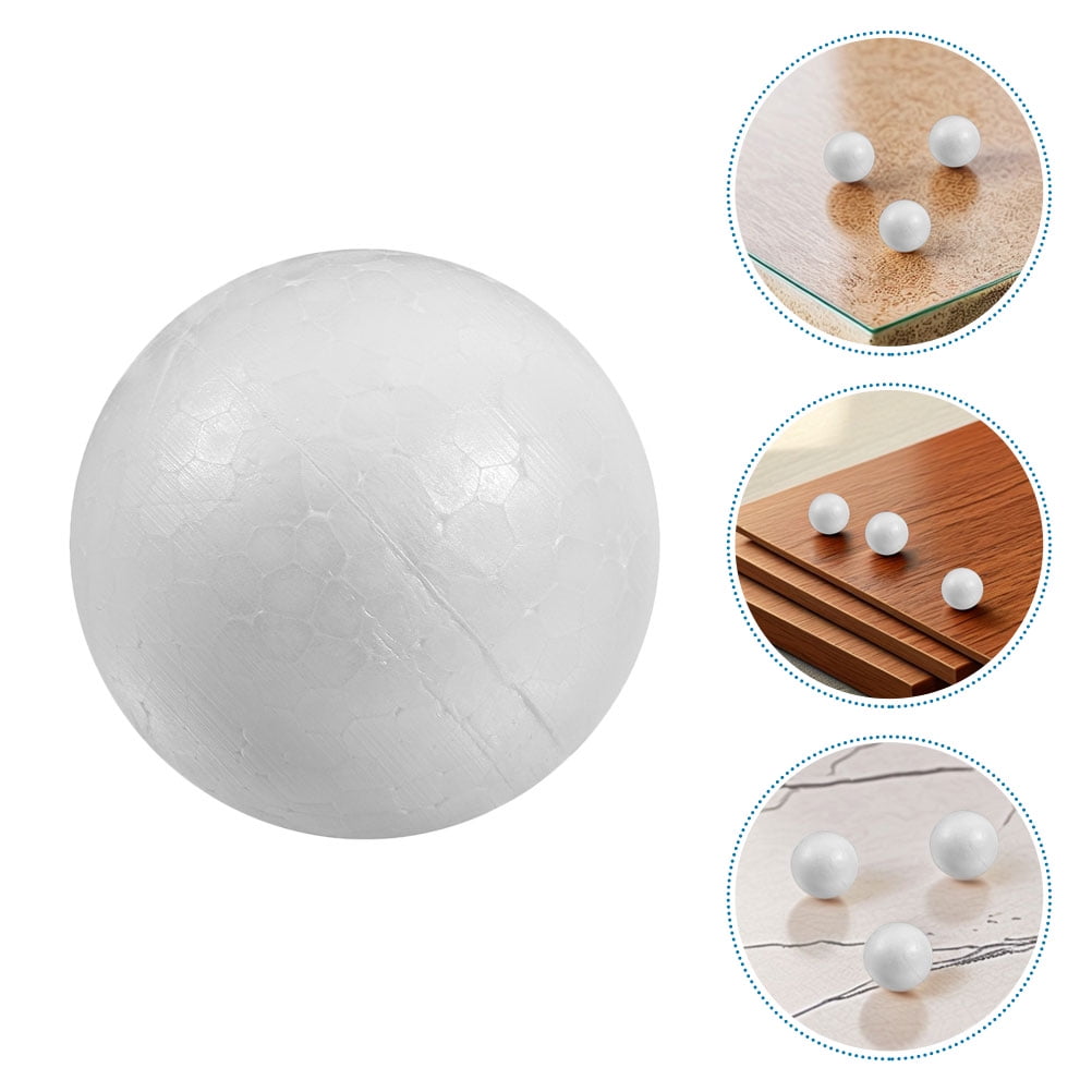 SKISUNO 50Pcs Craft Foam Ball 3In White Sphere for Diy Crafting and Painting Home Decoration - Image 1
