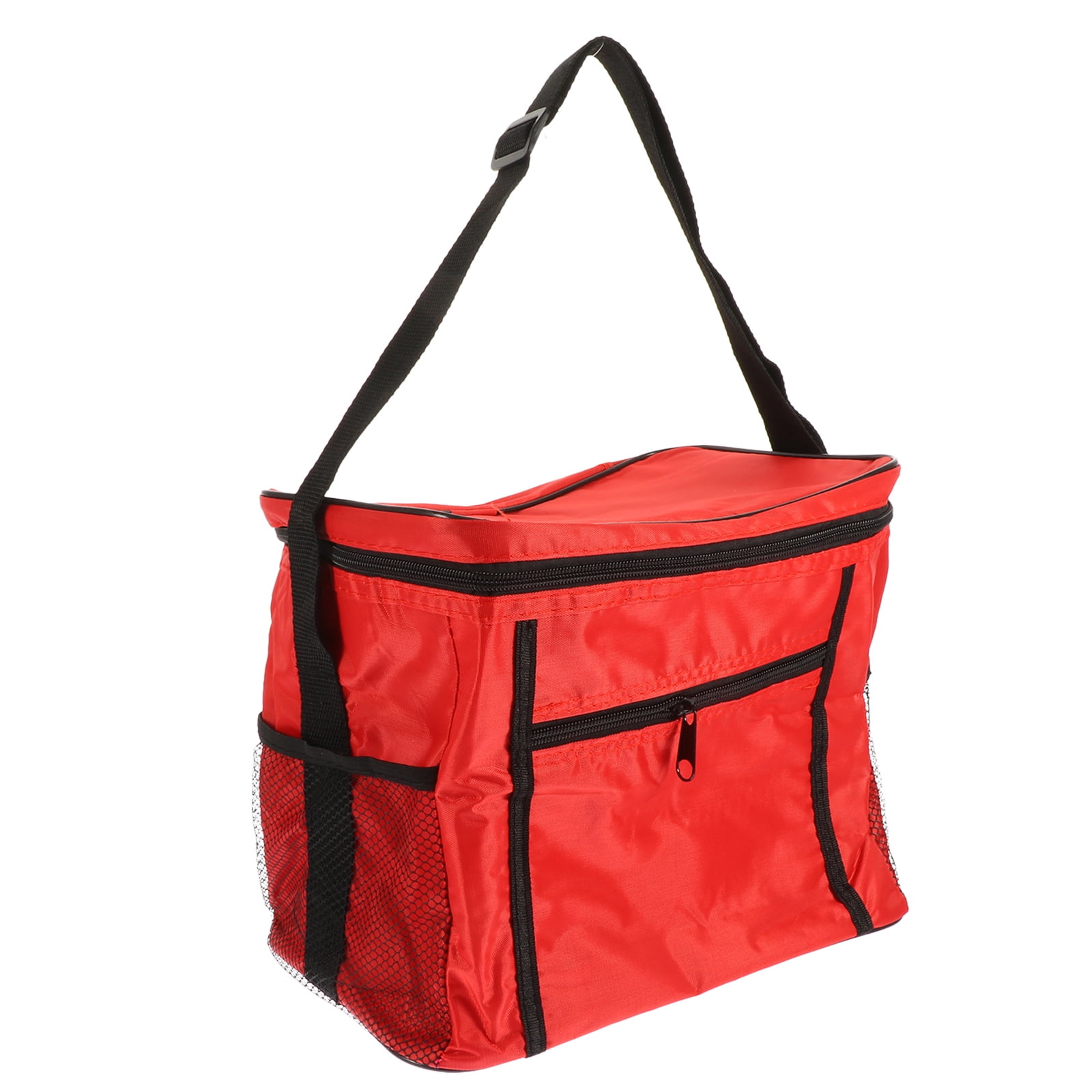 SKISUNO Insulated Reusable Grocery Bags Set of 1 in Red, Thermal Cooler Tote for - Image 3