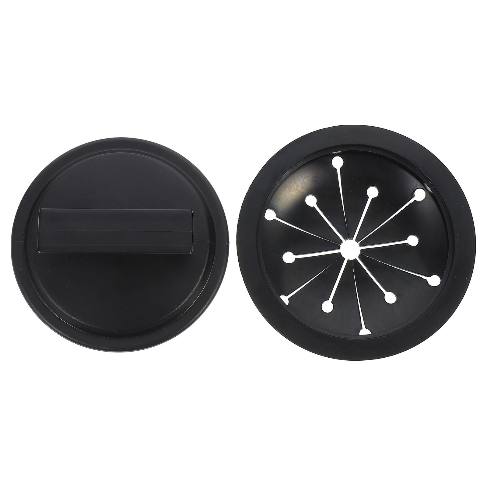 HOOWIFFY 2-Pack Garbage Disposal Sink Guard in Black ABS Plastic, 6.25 x 5.05 x 3.5 Inches, Protector for Home Kitchen - Image 4