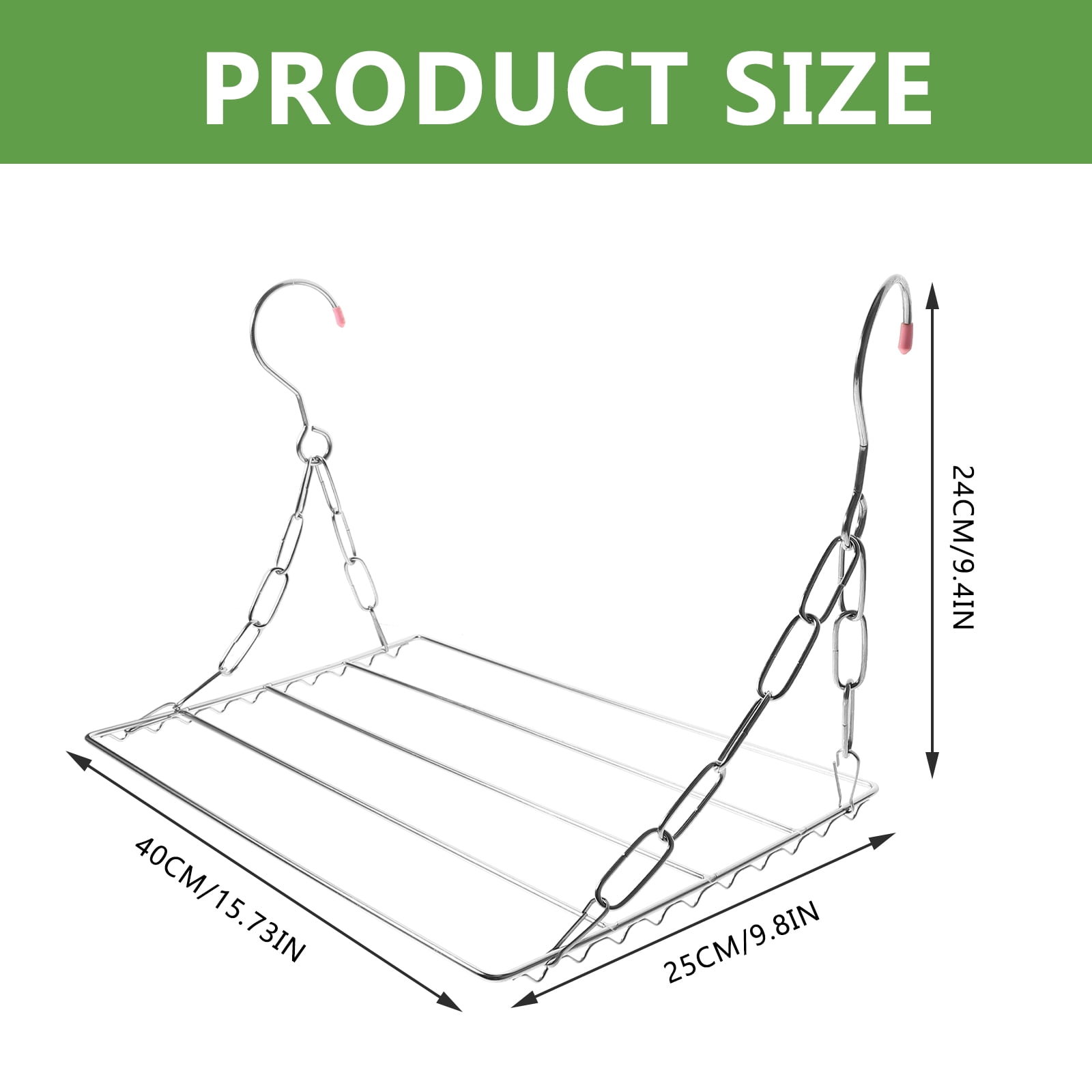 HOOWIFFY Minimalist Clothes Drying Rack with Windproof Design, Prevents Clothes from Blowing , 1 Piece - Image 2