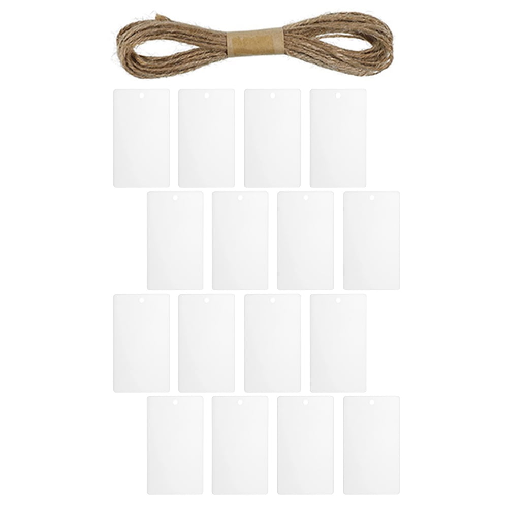 HOOWIFFY 16pcs Acrylic Hanging Basket Storage Markers Labels for Easy Identification and Organization - Image 3