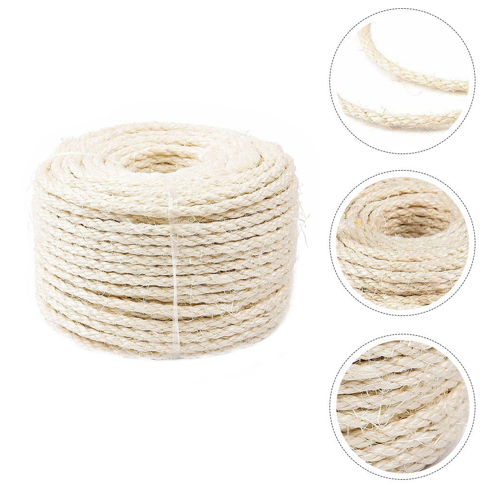 SKISUNO Sisal Rope Cat Scratch Post for Diy Projects 1Pack Natural - Image 1