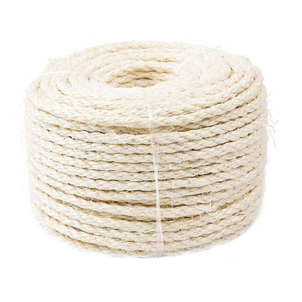 SKISUNO Sisal Rope Cat Scratch Post for Diy Projects 1Pack Natural - Image 5