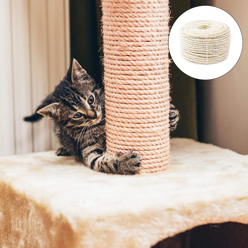 SKISUNO Sisal Rope Cat Scratch Post for Diy Projects 1Pack Natural - Image 6