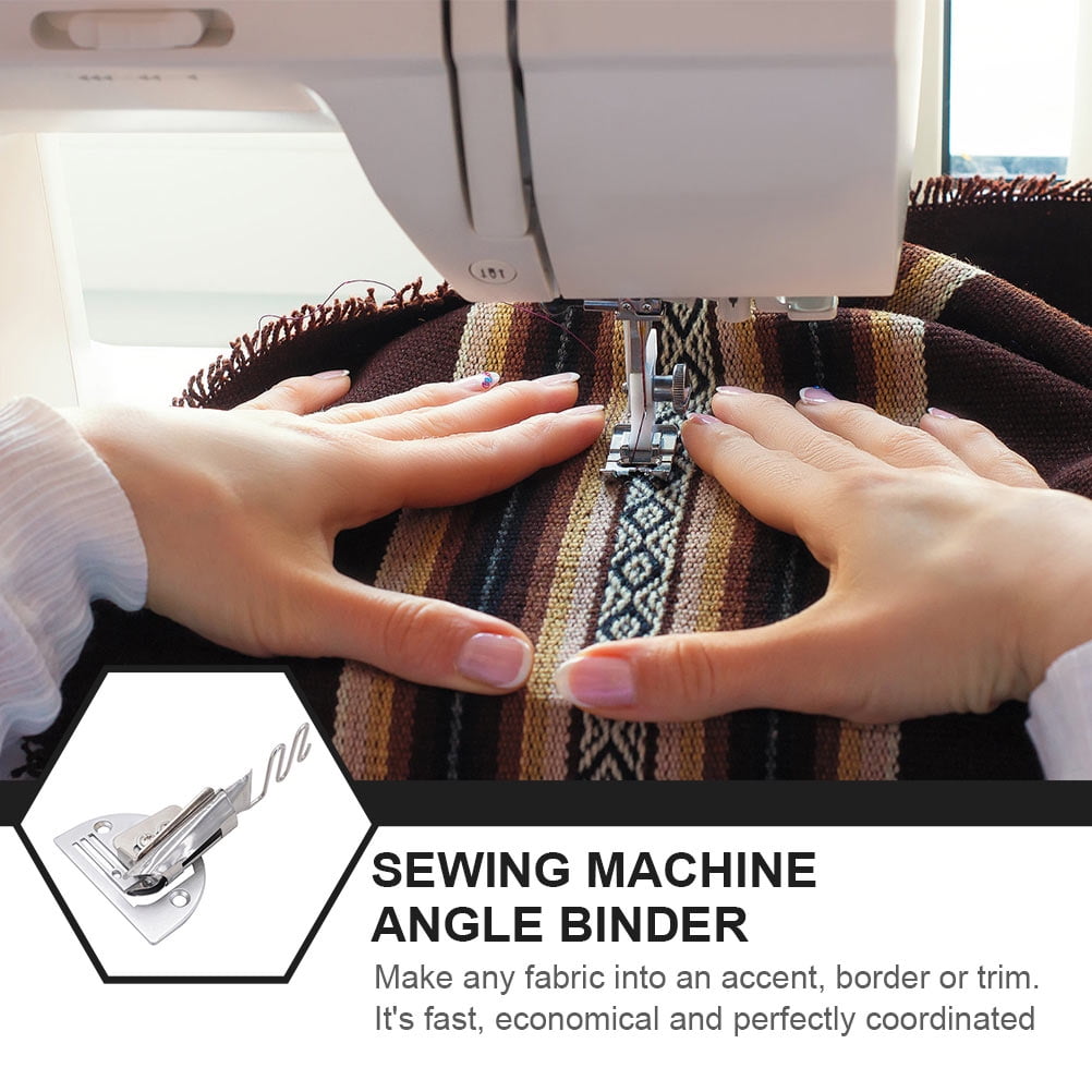 HOOWIFFY Stainless Steel Sewing Machine Binder for Fabric Edge Wrapping, Edge Binding Attachment - Image 2