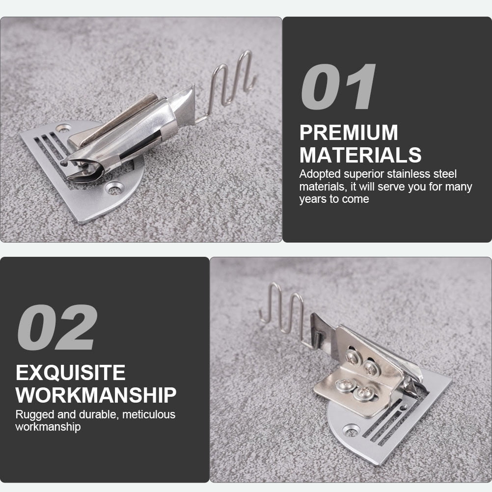 HOOWIFFY Stainless Steel Sewing Machine Binder for Fabric Edge Wrapping, Edge Binding Attachment - Image 5