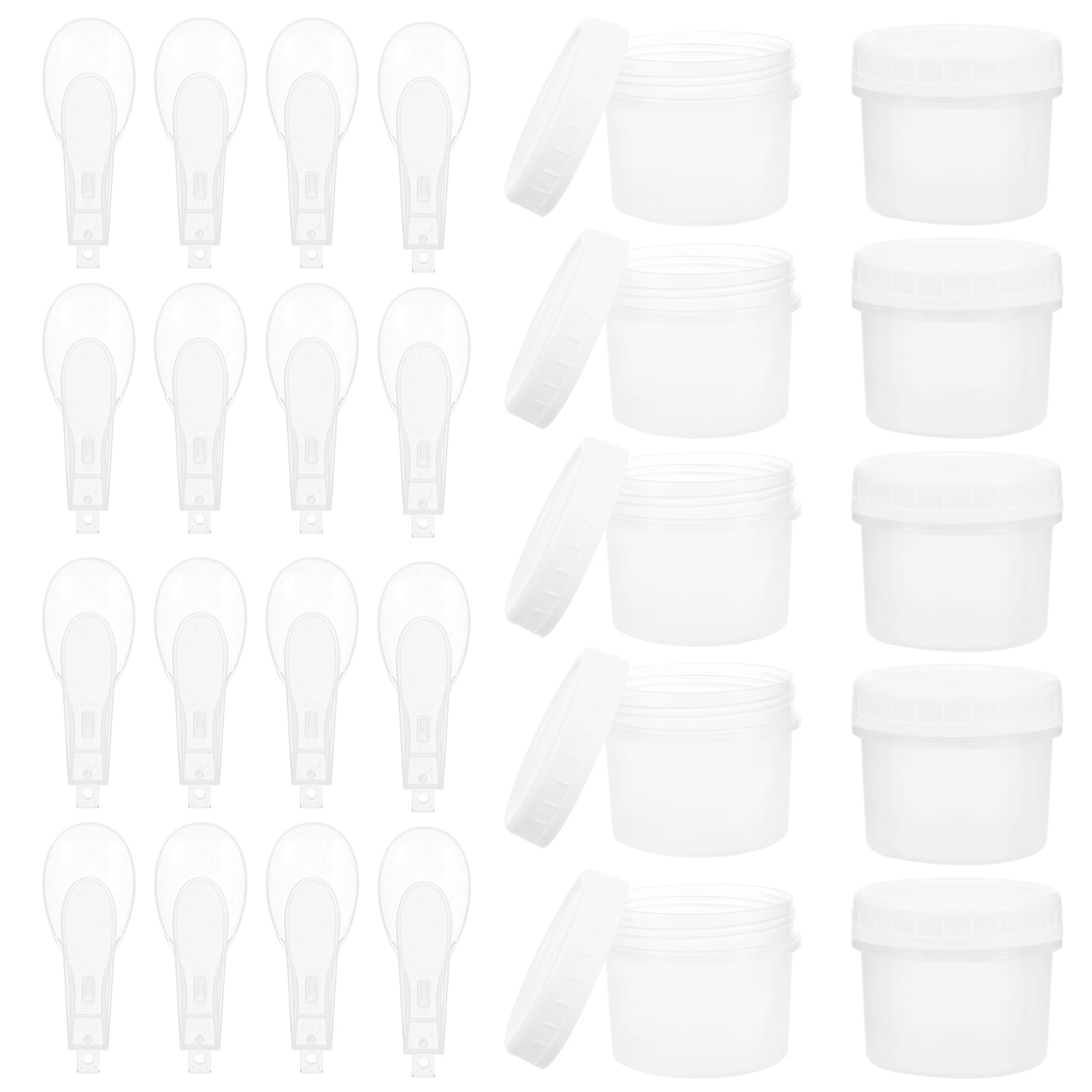 HOOWIFFY Plastic Freezer Containers Set of 10, Airtight Sealed Food Storage Boxes for Kitchen and Household Use - Image 1
