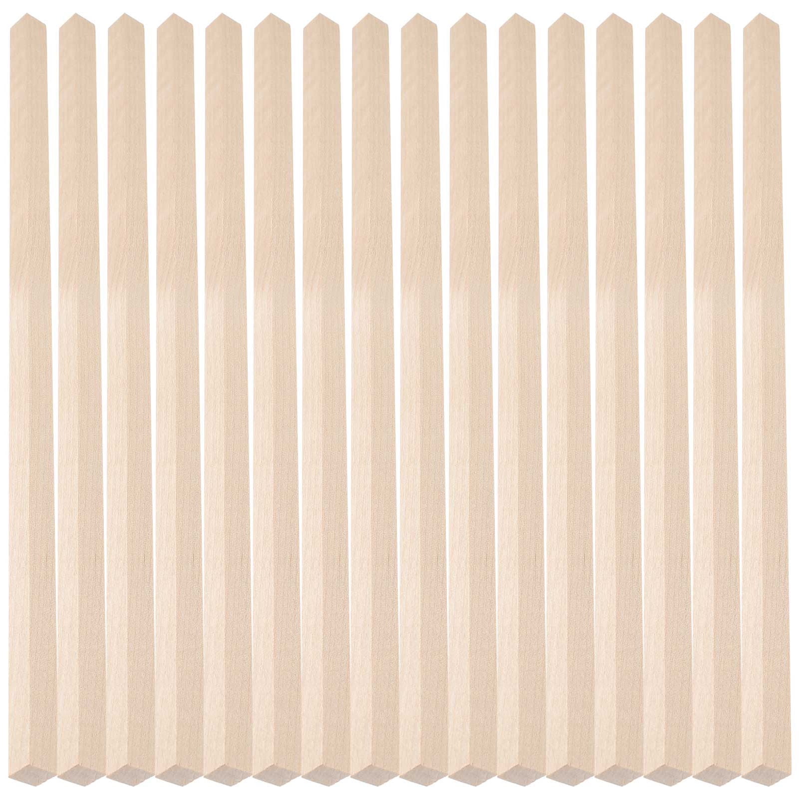HOOWIFFY 20Pcs Beige Wooden Dowel 1.6X0.4X0.4In Square Dowels For - Image 1