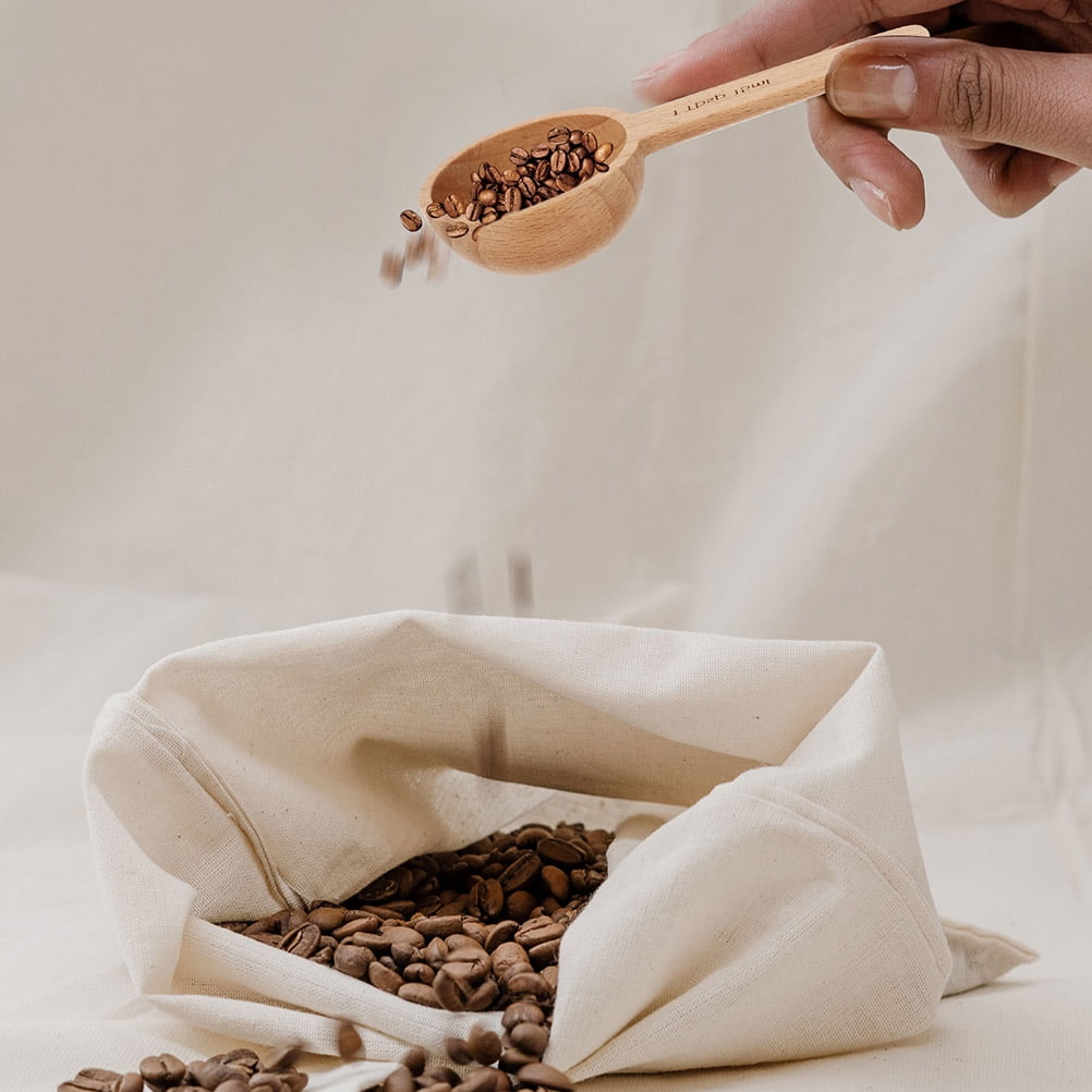 HOOWIFFY 2-Pack Coffee Ground Scoop Multi-Function Measuring Spoon for Kitchen and Coffee Brewing - Image 3
