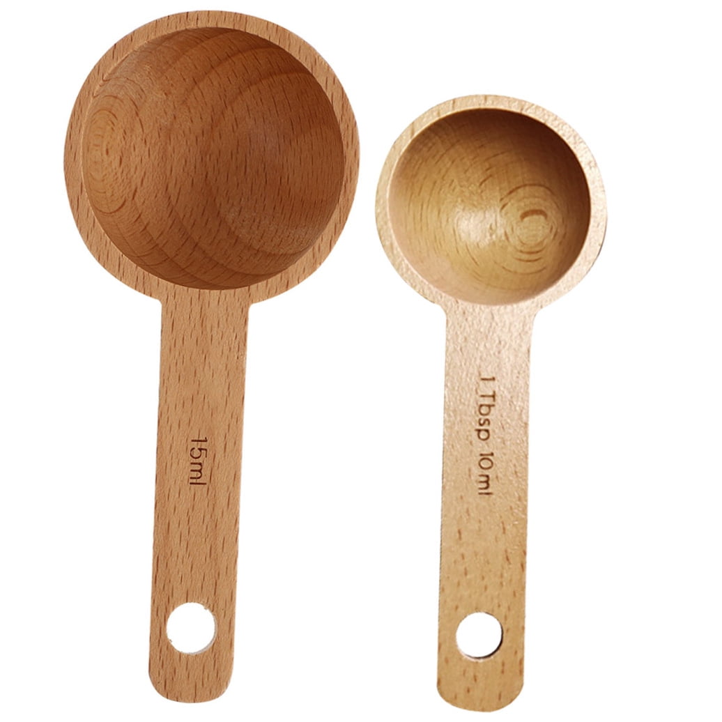 HOOWIFFY 2-Pack Coffee Ground Scoop Multi-Function Measuring Spoon for Kitchen and Coffee Brewing - Image 5