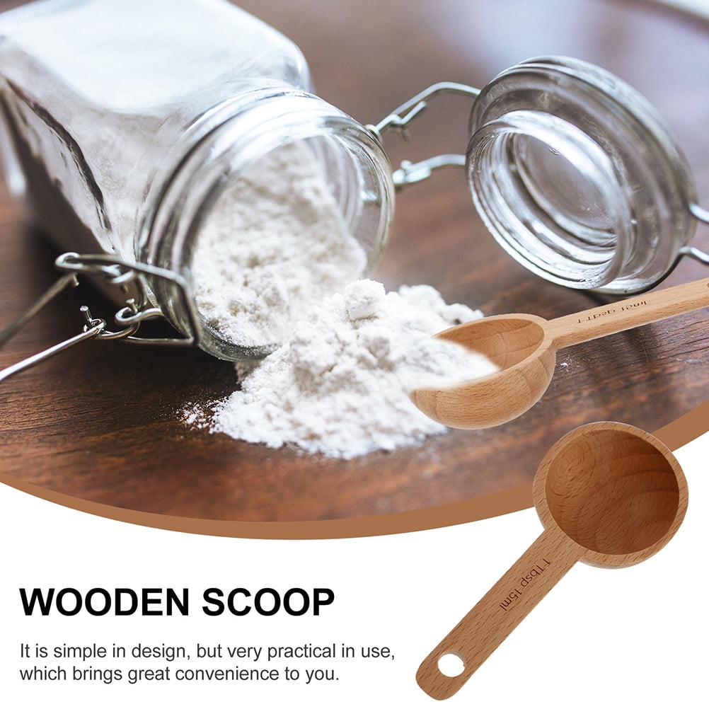 HOOWIFFY 2-Pack Coffee Ground Scoop Multi-Function Measuring Spoon for Kitchen and Coffee Brewing - Image 8