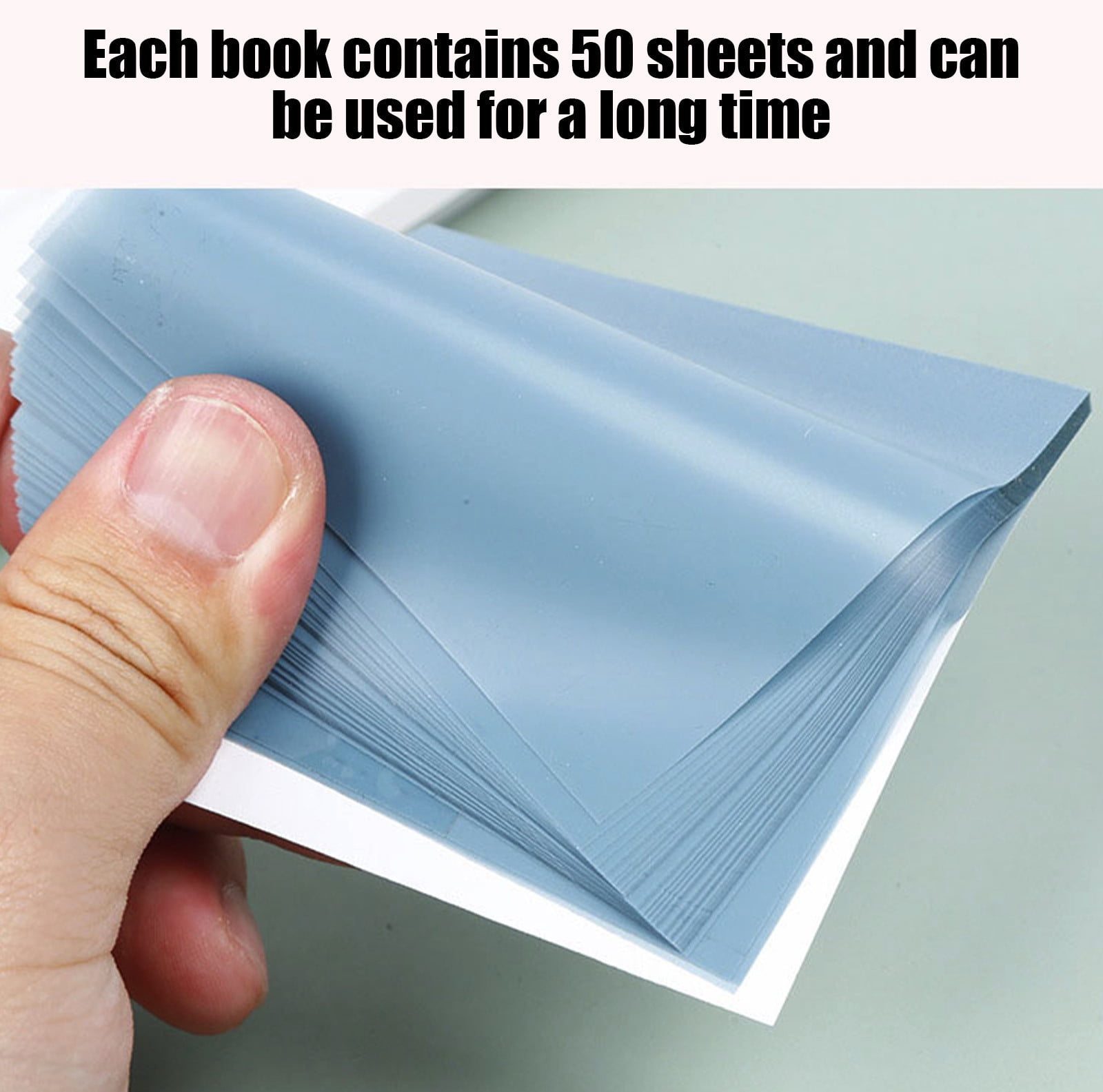 Darzheoy 9Pcs Transparent Sticky Notes, Clear Sticky Notes, Waterproof Translucent Sticky Note Pads for Books Annotation, Clear Post it Notes for Bible Study, Office Multicolor - Image 5