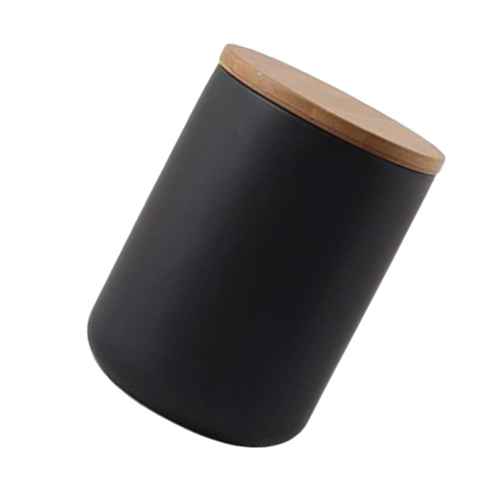 SKISUNO Ceramic Airtight Canister Set for Kitchen Storage, Spice Jars Container for Household Pantry Organization - Image 3