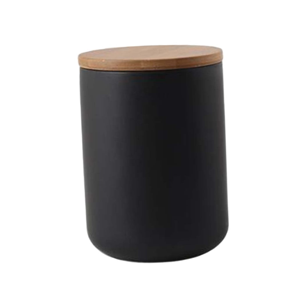 SKISUNO Ceramic Airtight Canister Set for Kitchen Storage, Spice Jars Container for Household Pantry Organization - Image 4