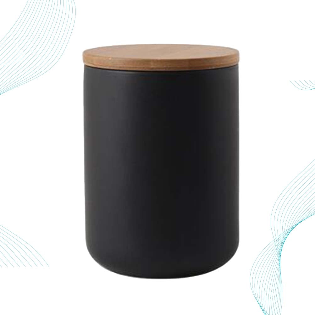 SKISUNO Ceramic Airtight Canister Set for Kitchen Storage, Spice Jars Container for Household Pantry Organization - Image 8