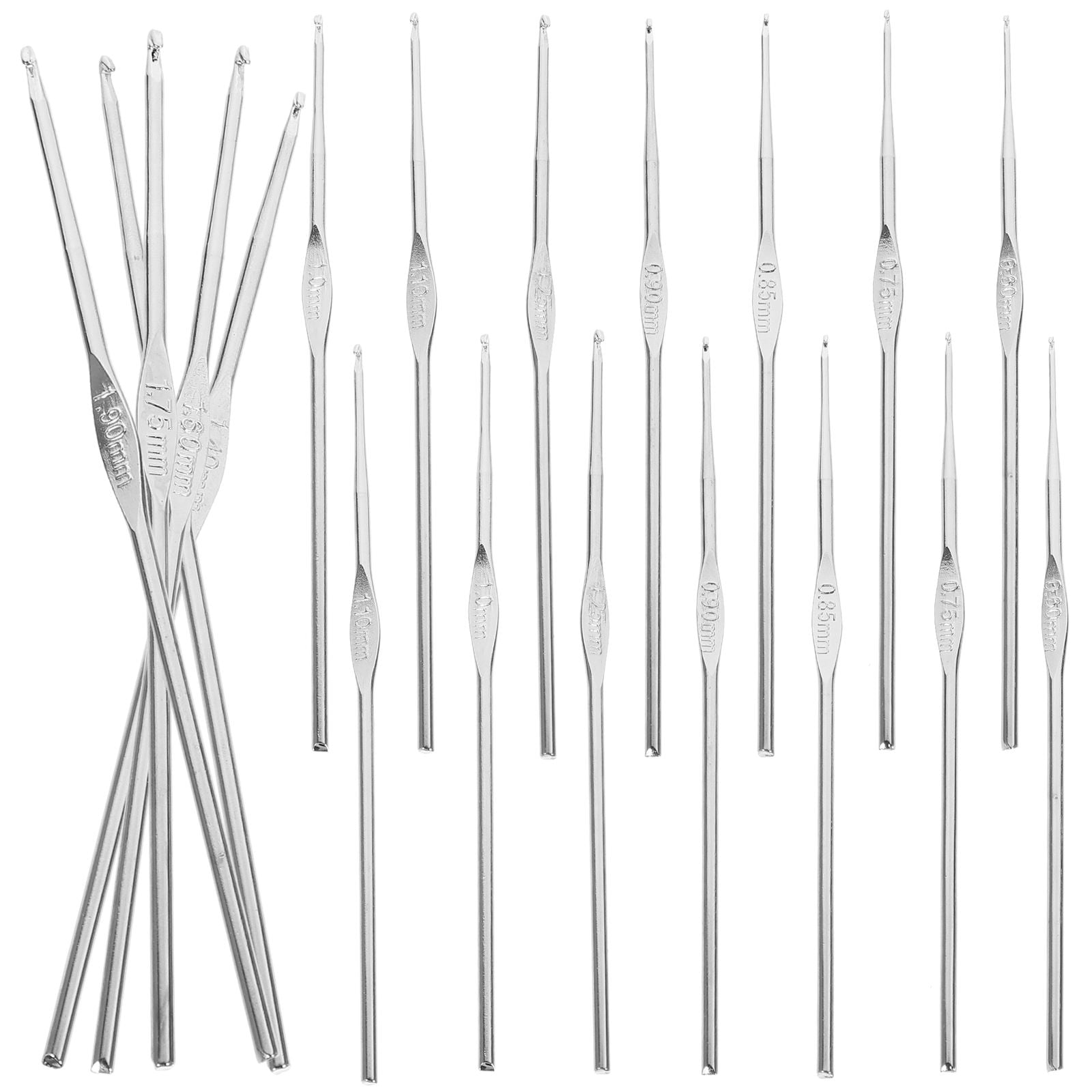 HOOWIFFY 3-Pack Lightweight Stainless Steel Crochet Hooks for Knitting, Sewing, and Hand Crafting Supplies - Image 3