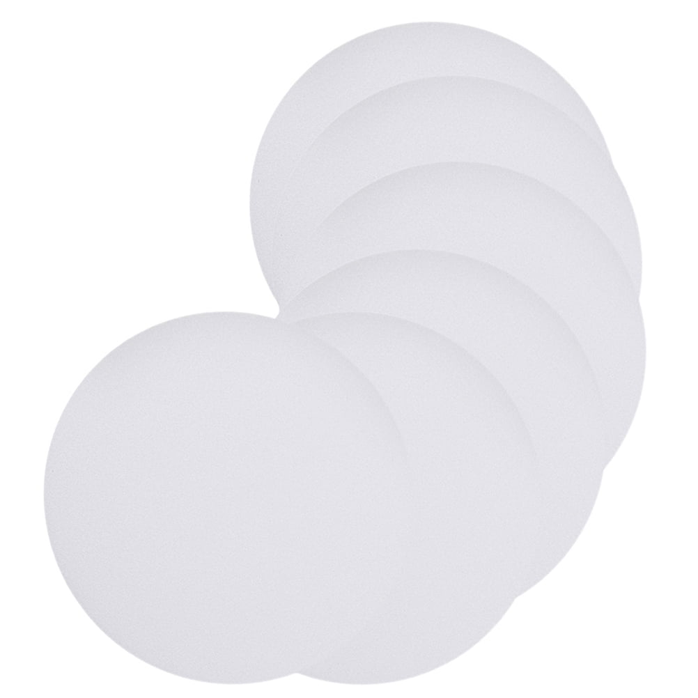 HOOWIFFY 6-Pack White Plastic Ceiling Light Covers Anti-Dazzle Simple Elegant Design for Home and Office - Image 1