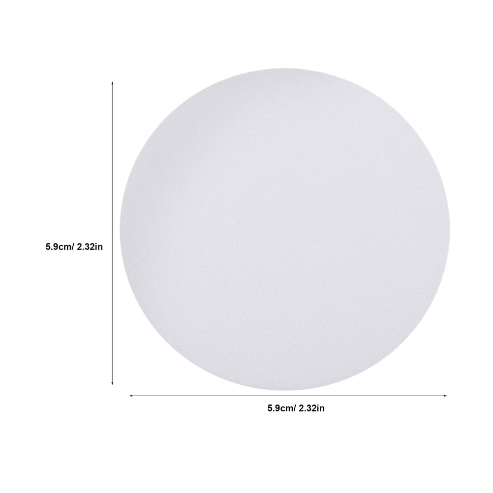 HOOWIFFY 6-Pack White Plastic Ceiling Light Covers Anti-Dazzle Simple Elegant Design for Home and Office - Image 2
