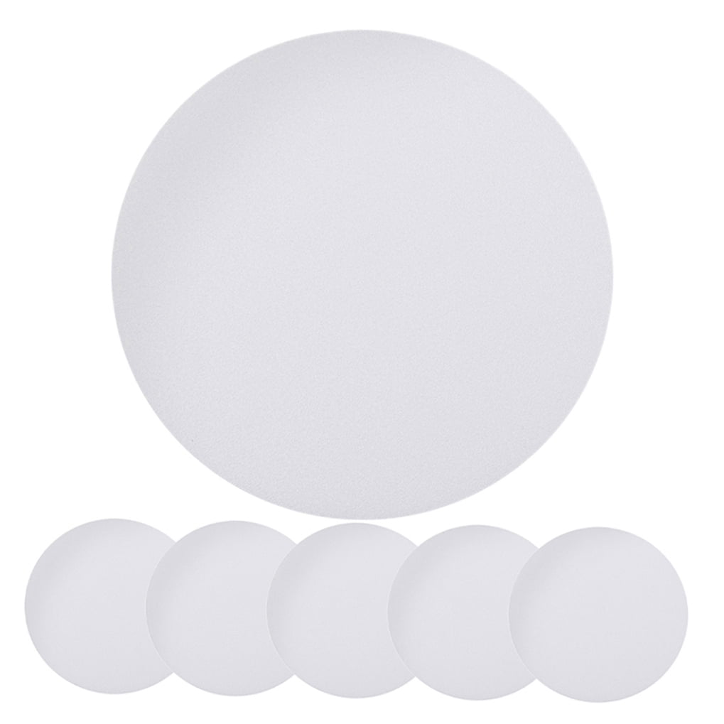 HOOWIFFY 6-Pack White Plastic Ceiling Light Covers Anti-Dazzle Simple Elegant Design for Home and Office - Image 5