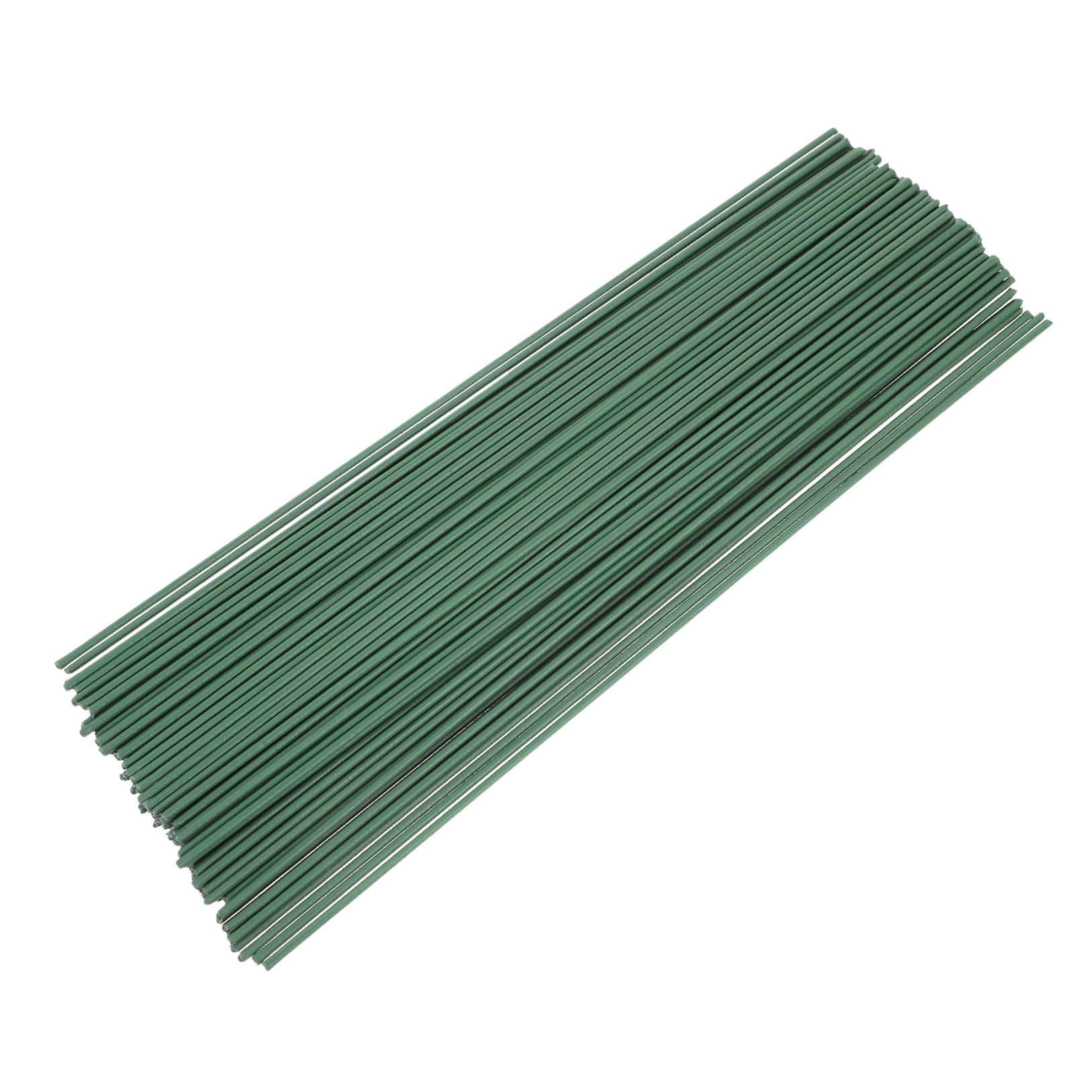 HOOWIFFY 100pcs Green Floral Wire Stems for Artificial Flowers Flexible and Bendable for Arrangements - Image 4