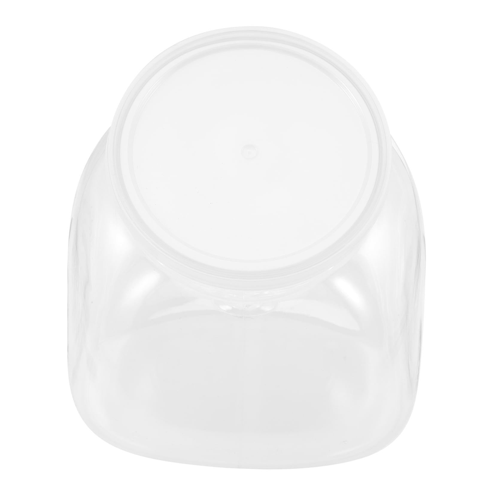 HOOWIFFY Wide Plastic Jars Airtight Kitchen Decor Home Decor 1Pack Modern Design Cookie Jar - Image 5