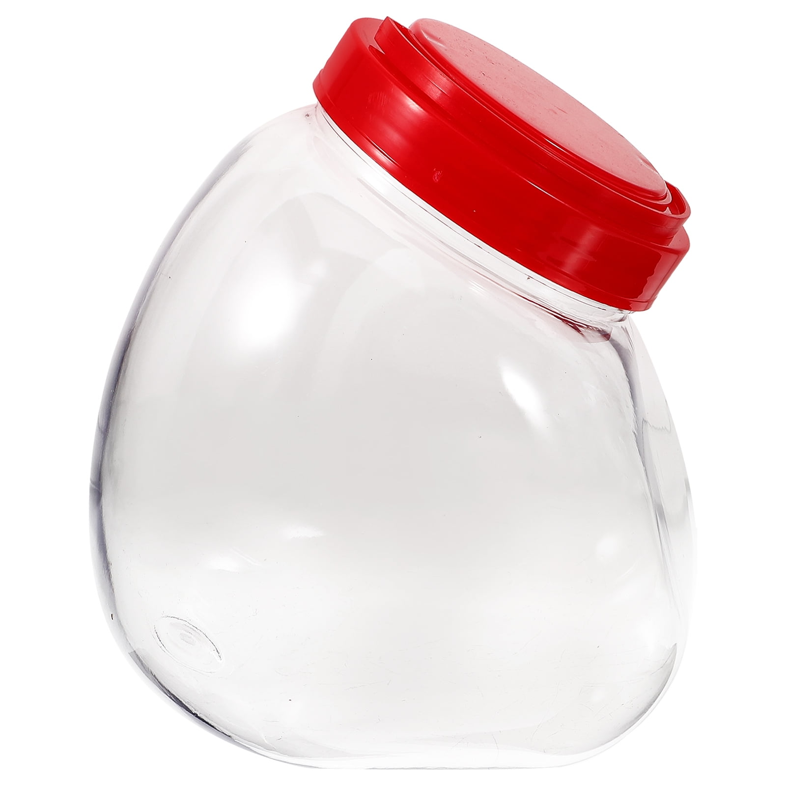 HOOWIFFY Wide Plastic Jars Airtight Kitchen Decor Home Decor 1Pack Modern Design Cookie Jar - Image 7