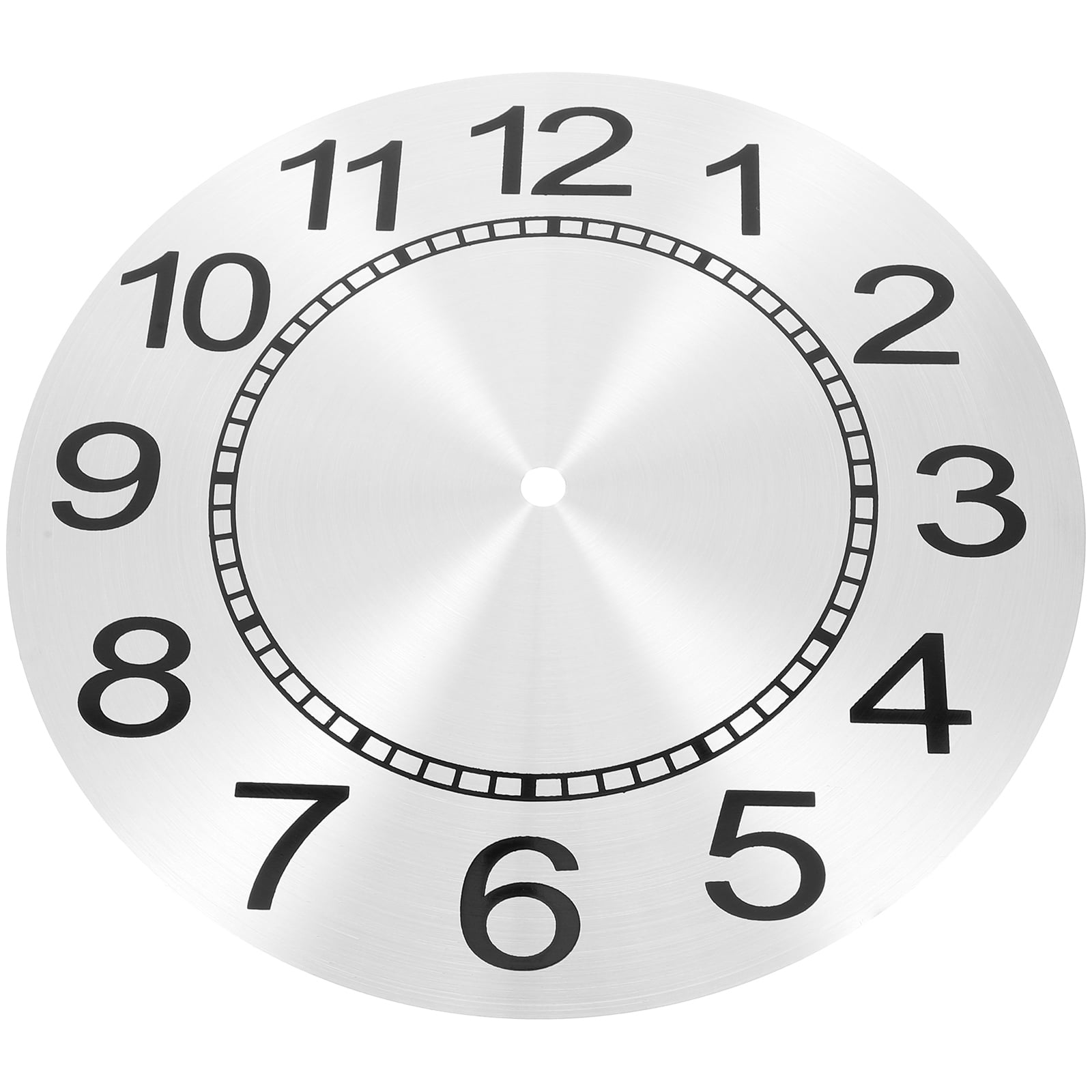 HOOWIFFY Aluminum Clock Face Replacement Dial for Wall Clocks, 1 Set and Easy to Install - Image 1