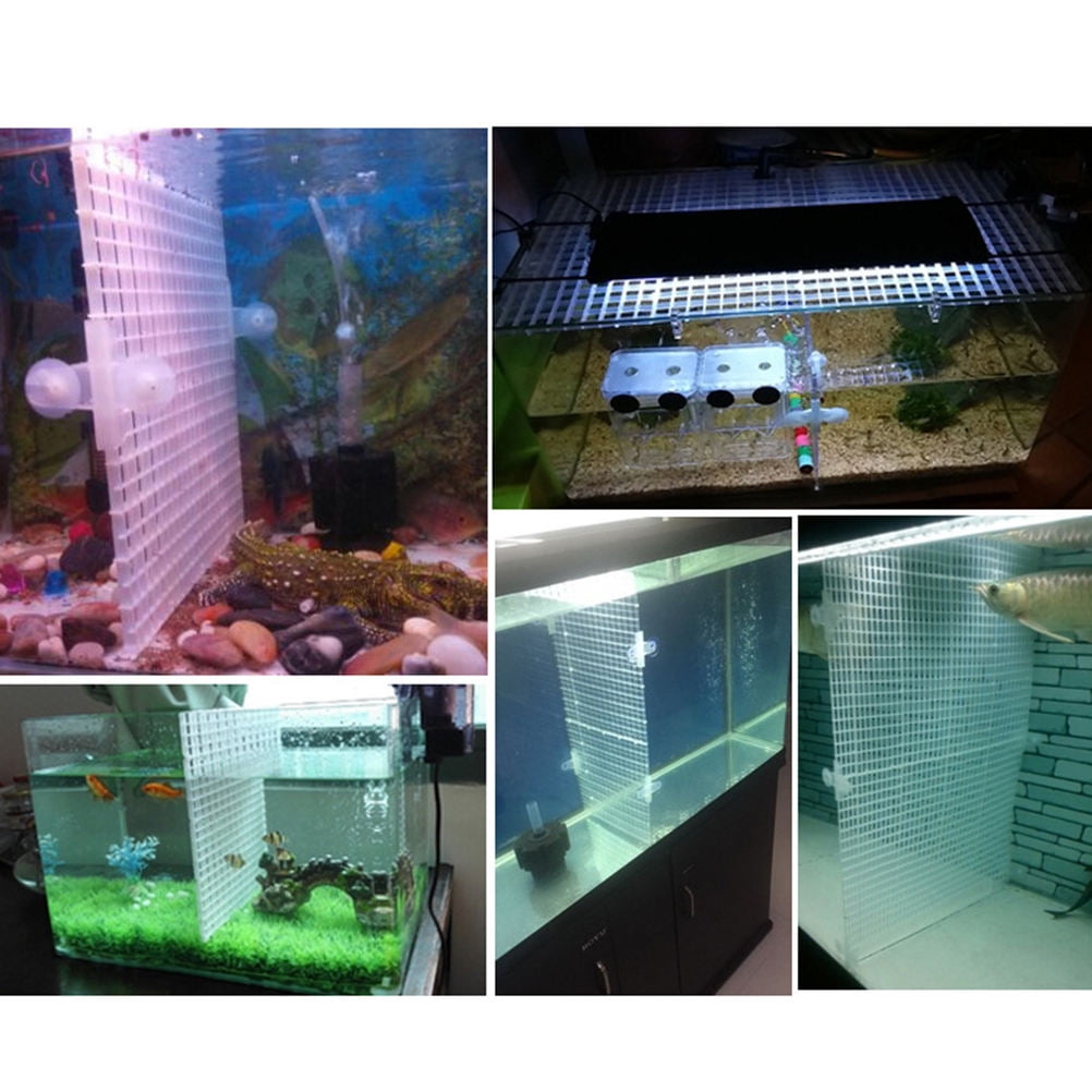 Plastic Grid 1 Set Fish Tank Trays 75 Gallon Aquarium Lid Divider Partition Plate Splitter Egg Crates Water Tank Supplies - Image 8
