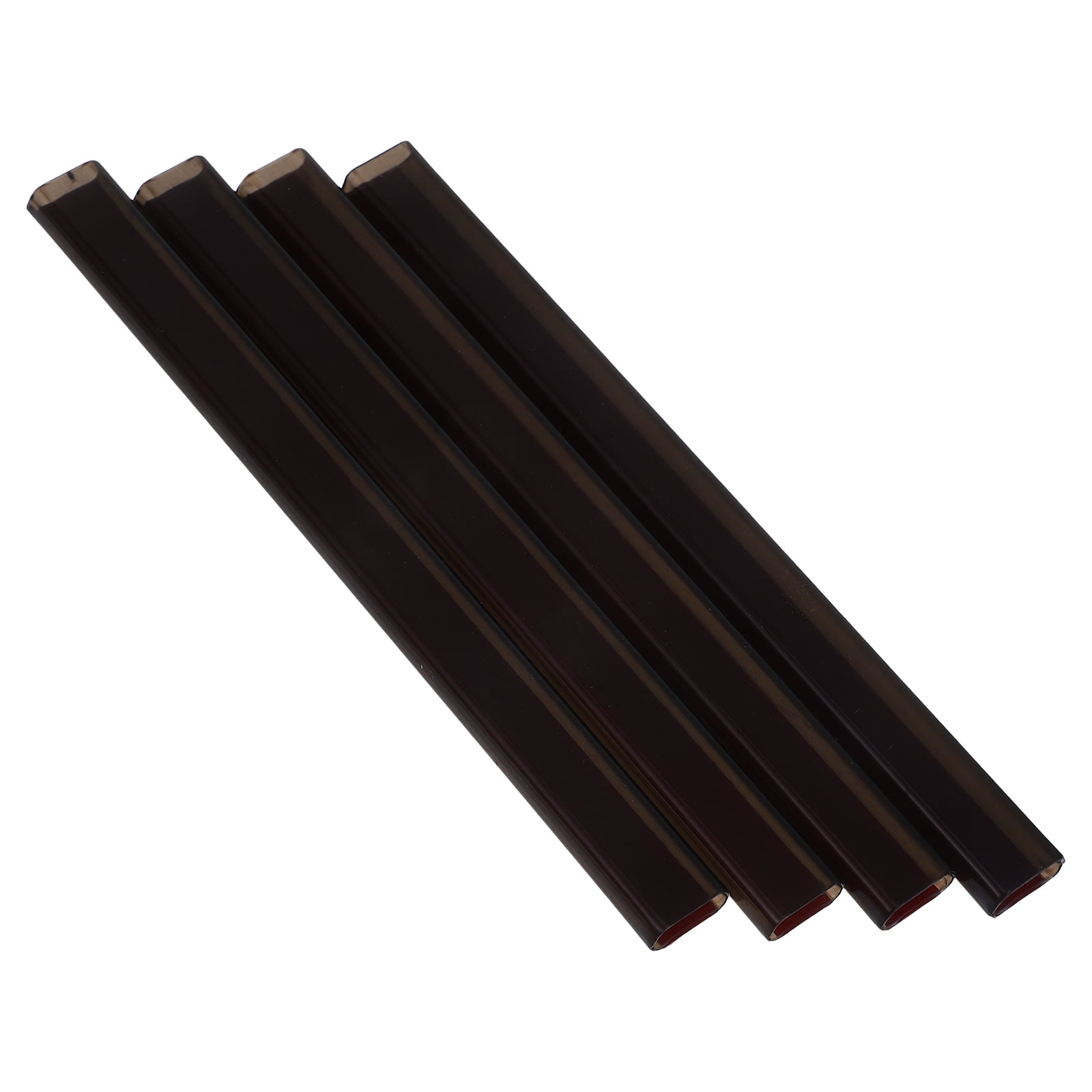 HOOWIFFY 4-Pack Outdoor Electrical Wire Cord Covers Black Plastic Protective 4.3 x 0.4 x 0.2 Inches - Image 7