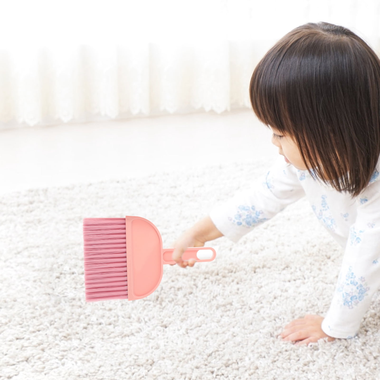 HOOWIFFY Mini Broom and Dustpan Set, 2-Pack , PP Material for Easy Cleaning - Image 1