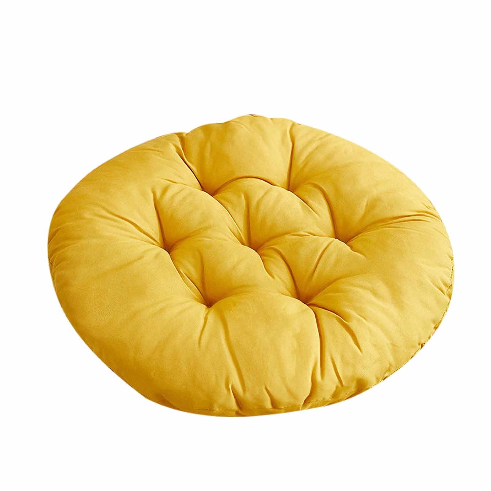 Darzheoy Round Seat Cushion Chair Pads for Kitchen Dining Chairs, Soft Comfort Chair Mat Pillow Cushions for Office Desk Living Room 16 Brown - Image 2