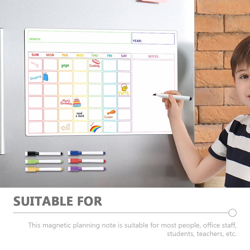 HOOWIFFY Magnetic Whiteboard Erasable Note Boards for Refrigerator, Home, Office, Kitchen, and School Use - Image 2